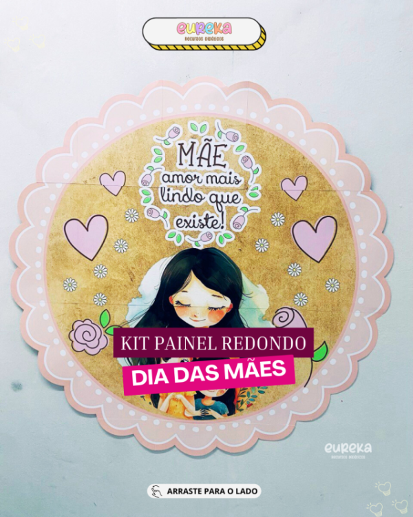 KIT PAINEL REDONDO DIA DAS MÃES