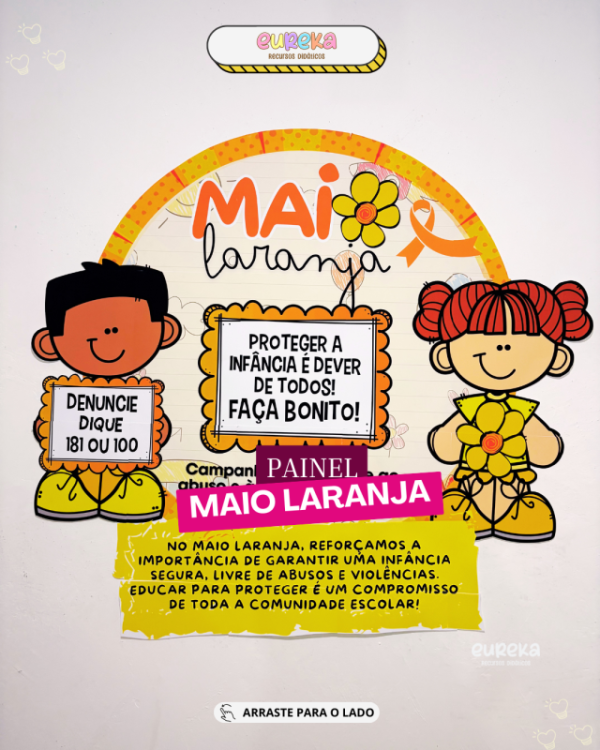 Kit Painel Maio Laranja