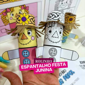 Espantalho no Rolinho – Atividade Festa Junina