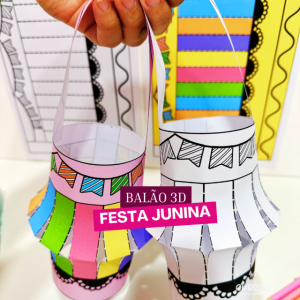 BALÃO 3D FESTA JUNINA