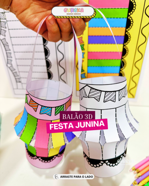 BALÃO 3D FESTA JUNINA