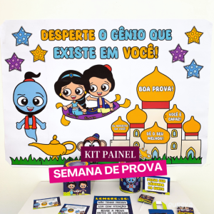 KIT PAINEL SEMANA DE PROVAS TEMA GÊNIO