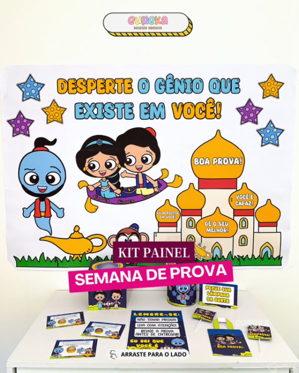 KIT PAINEL SEMANA DE PROVAS TEMA GÊNIO