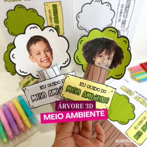 Atividade Árvore 3D com Foto – Meio Ambiente