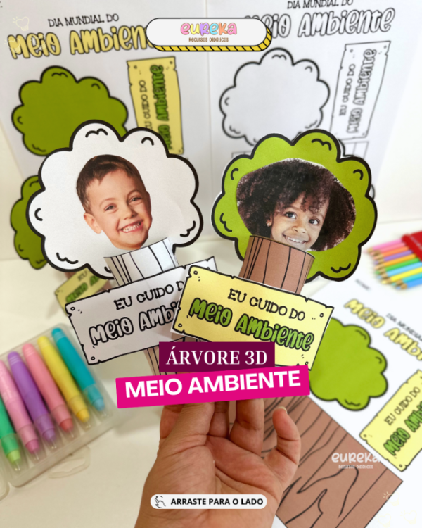 Atividade Árvore 3D com Foto – Meio Ambiente