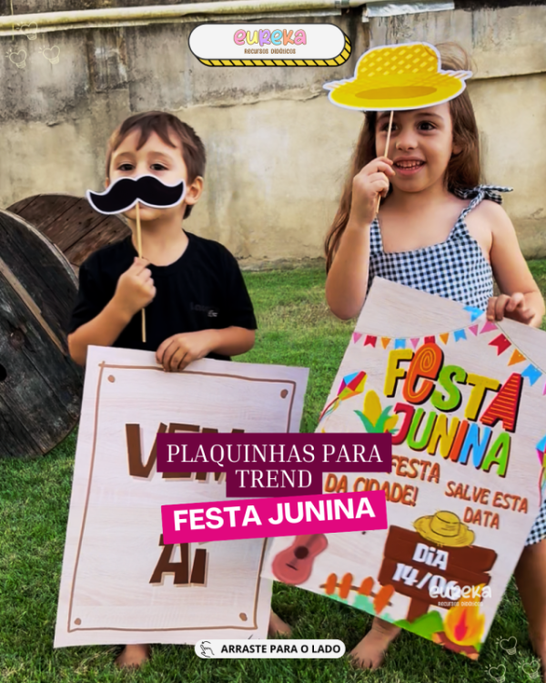 Kit Cartazes para Vídeo "Vem Aí... Festa Junina!"