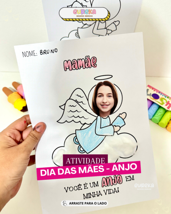 ATIVIDADE ANJO DIA DAS MÃES