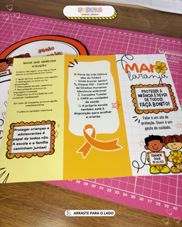 FOLDER + LIVRINHO MAIO LARANJA - Image 2