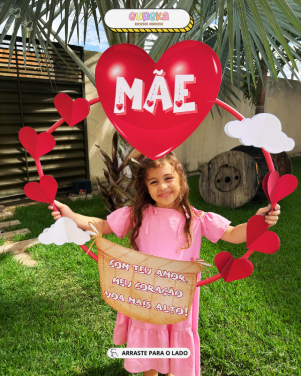 Moldura Bambolê + Plaquinhas de Mensagem – Dia das Mães - Image 2