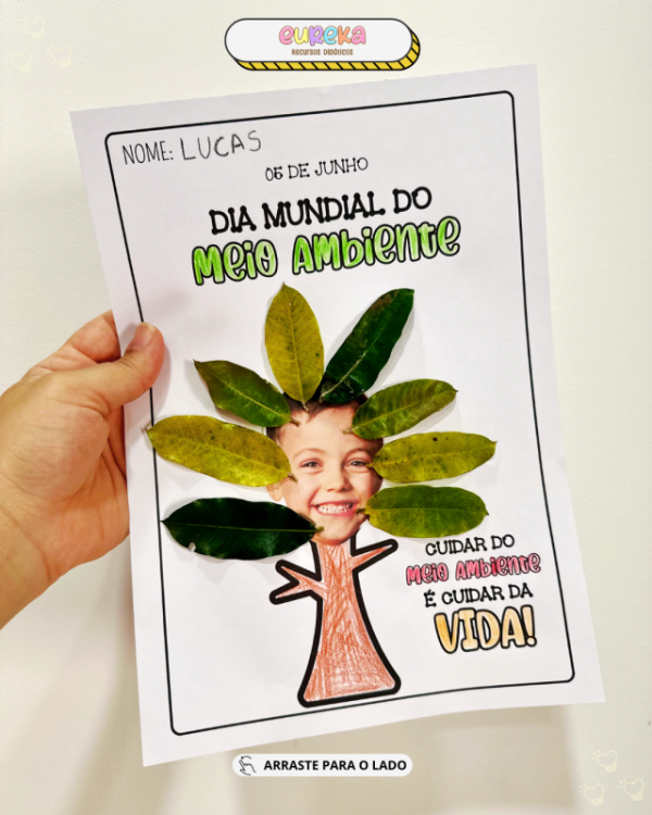 Atividade de Artes com Folhas – Dia do Meio Ambiente - Image 2