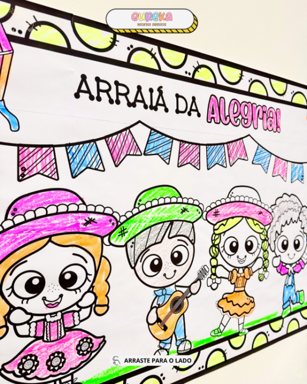Cartaz para Colorir – Tema Festa Junina - Image 2