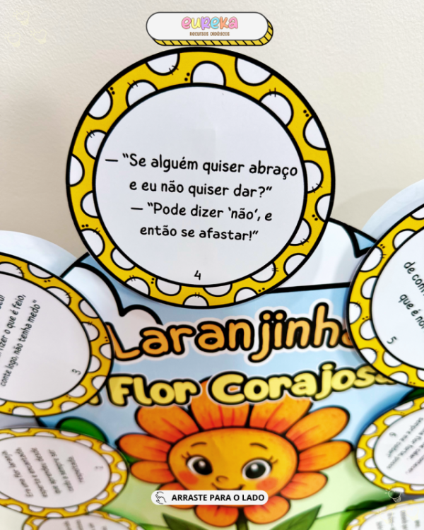Luva com a História “Laranjinha, a Florzinha Corajosa” - Image 2
