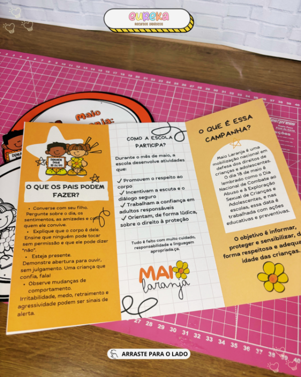 FOLDER + LIVRINHO MAIO LARANJA - Image 3