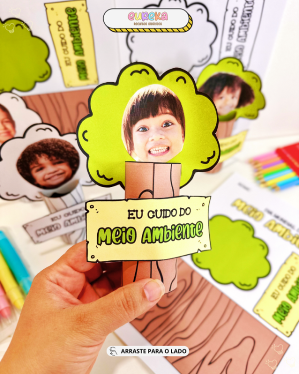 Atividade Árvore 3D com Foto – Meio Ambiente - Image 3
