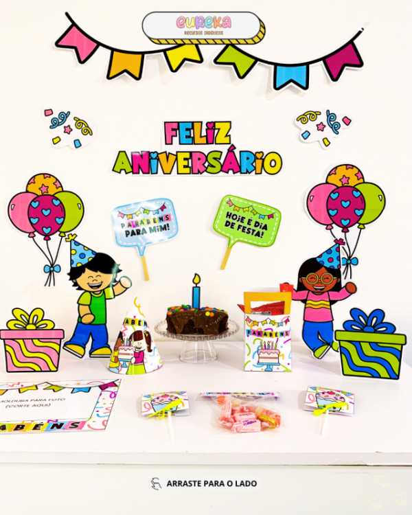 KIT PAINEL ANIVERSARIANTE - Imagem 3