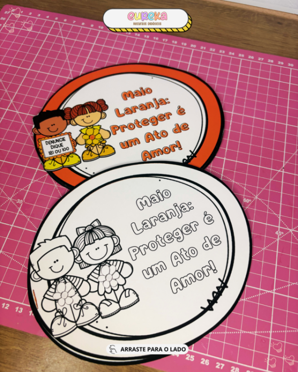 FOLDER + LIVRINHO MAIO LARANJA - Image 4