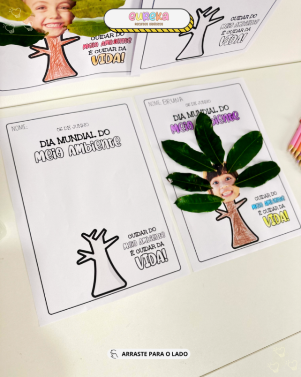 Atividade de Artes com Folhas – Dia do Meio Ambiente - Image 4