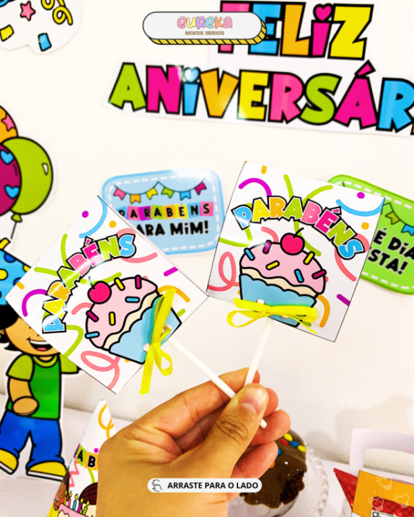 KIT PAINEL ANIVERSARIANTE - Imagem 4