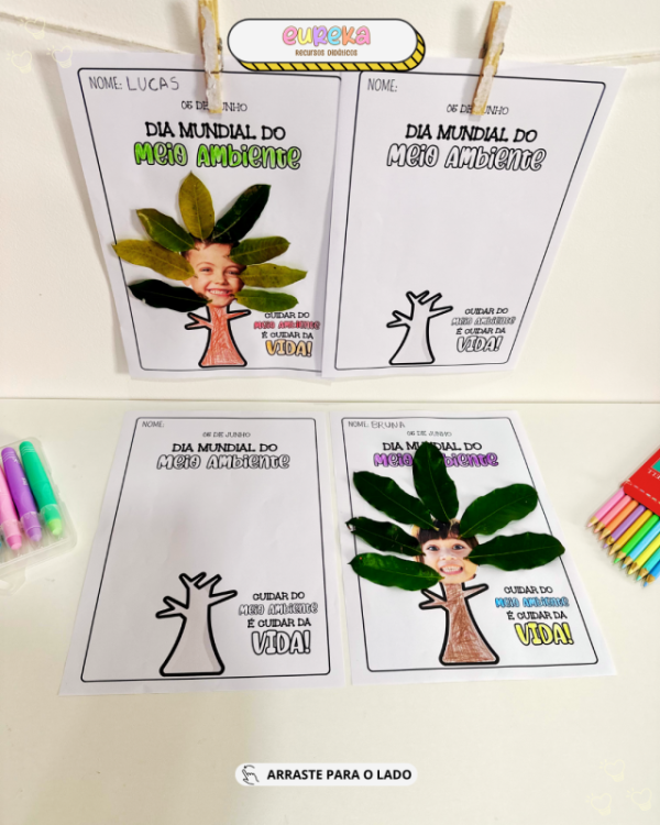 Atividade de Artes com Folhas – Dia do Meio Ambiente - Image 5