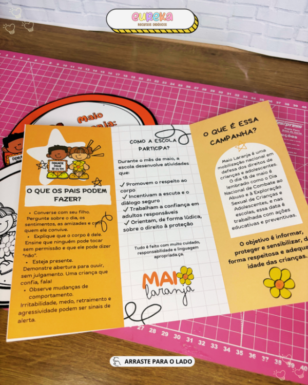 FOLDER + LIVRINHO MAIO LARANJA - Image 6