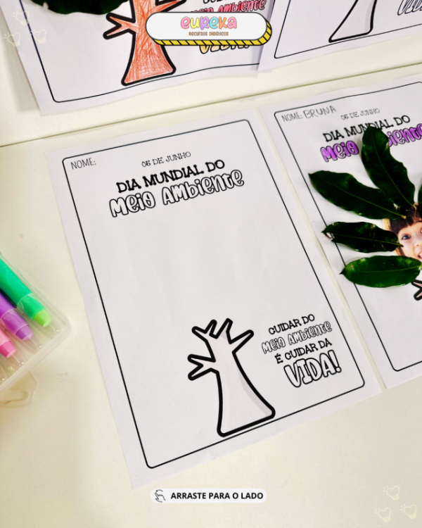 Atividade de Artes com Folhas – Dia do Meio Ambiente - Image 6