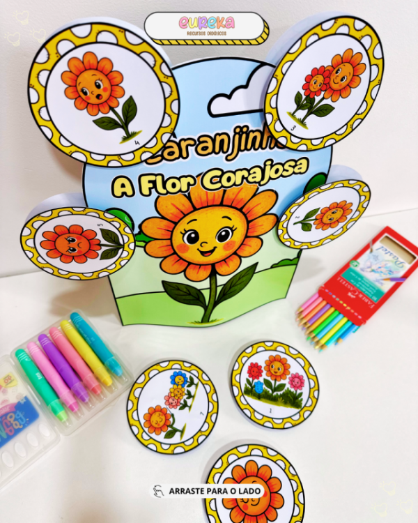 Luva com a História “Laranjinha, a Florzinha Corajosa” - Image 6