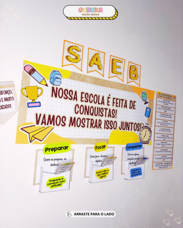 PAINEL PROVAS -  SAEB/SARESP… ou qualquer prova, nossa escola está pronta para vencer! - Imagem 6