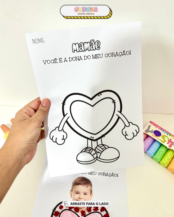ATIVIDADE DIA DAS MÃES CORAÇÃO FOTO - Image 7