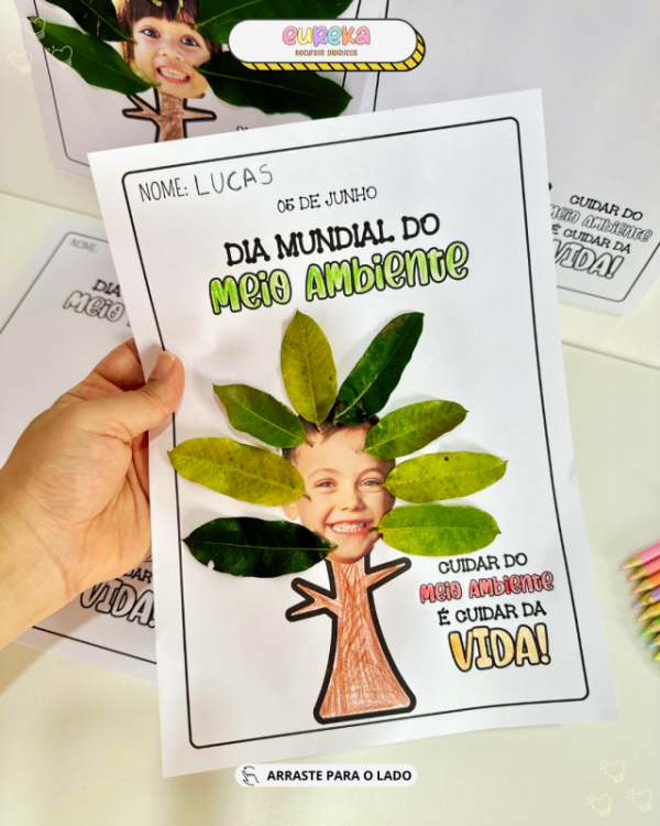 Atividade de Artes com Folhas – Dia do Meio Ambiente - Image 7