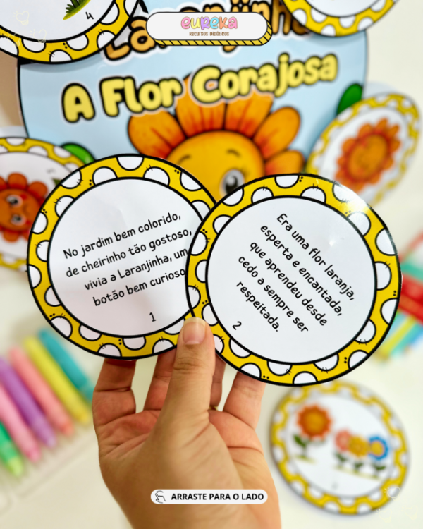 Luva com a História “Laranjinha, a Florzinha Corajosa” - Image 7