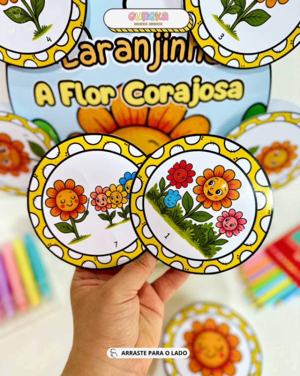 Luva com a História “Laranjinha, a Florzinha Corajosa” - Image 8