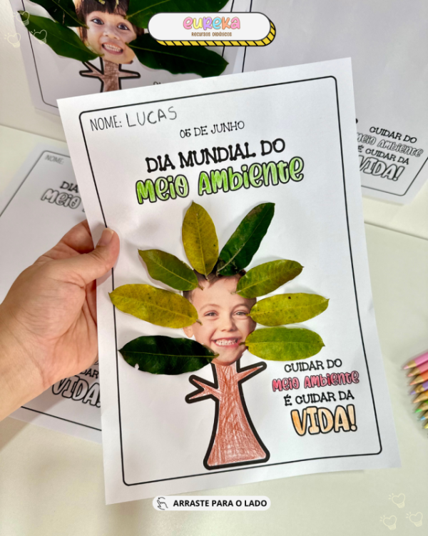 Atividade de Artes com Folhas – Dia do Meio Ambiente - Image 9