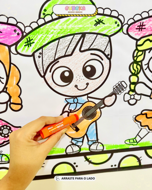Cartaz para Colorir – Tema Festa Junina - Image 9