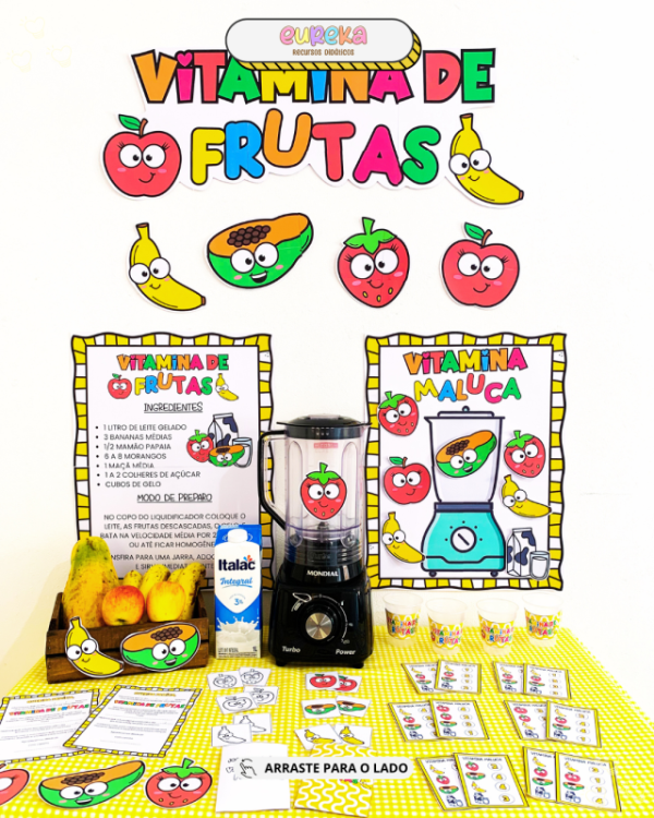 KIT PAINEL VITAMINA DE FRUTAS - Imagem 9