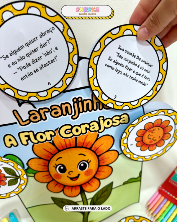 Luva com a História “Laranjinha, a Florzinha Corajosa” - Image 9