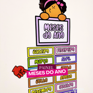 Painel Visual Meses do Ano