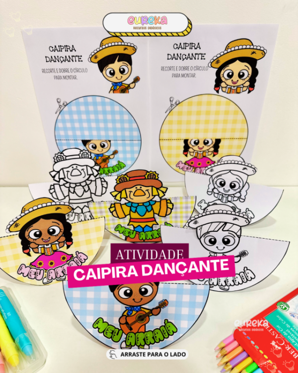 Recurso Caipira Dançante – Um Arraiá de Aprendizagem!