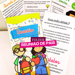 FOLDER REUNIÃO DE PAIS