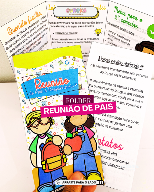 FOLDER REUNIÃO DE PAIS
