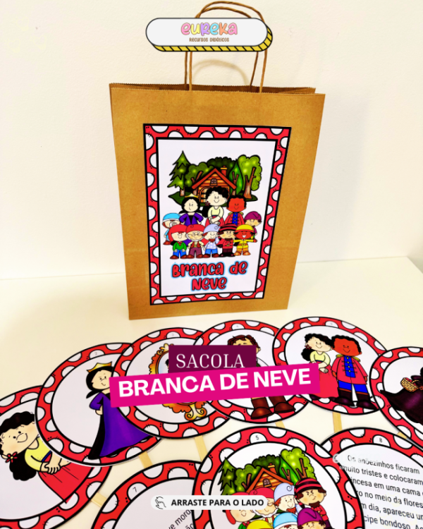 SACOLA BRANCA DE NEVE