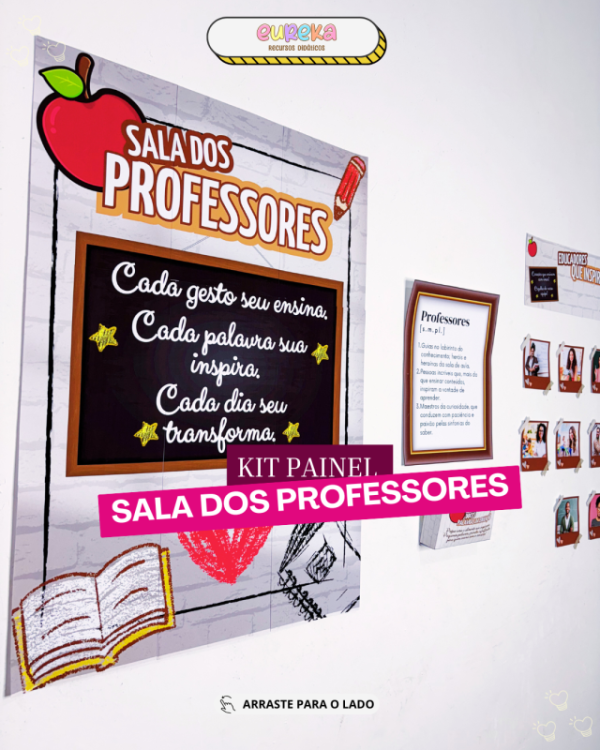 KIT PAINEL SALA DOS PROFESSORES