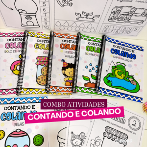 COMBO APOSTILAS CONTANDO E COLANDO