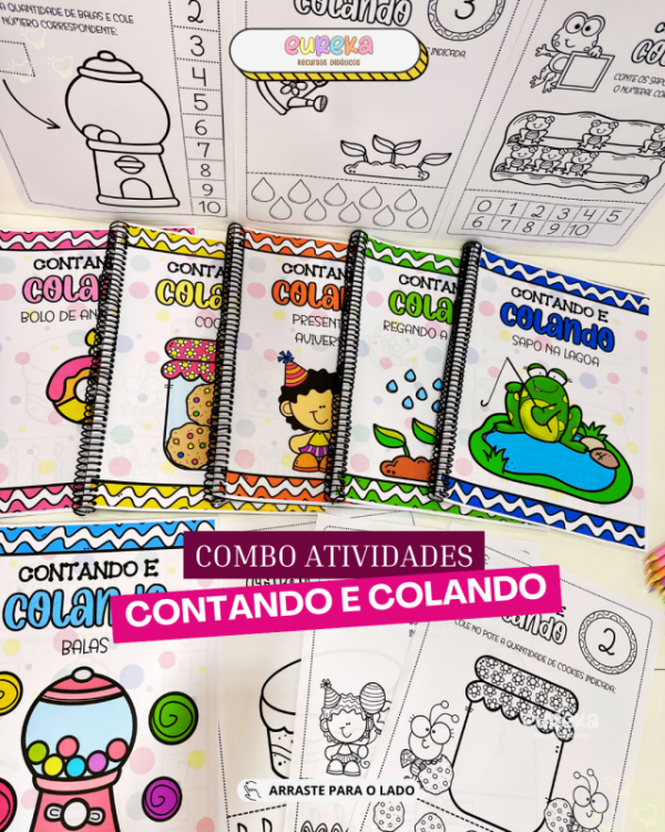 COMBO APOSTILAS CONTANDO E COLANDO