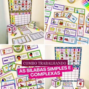 COMBO TRABALHANDO AS SÍLABAS SIMPLES E COMPLEXAS