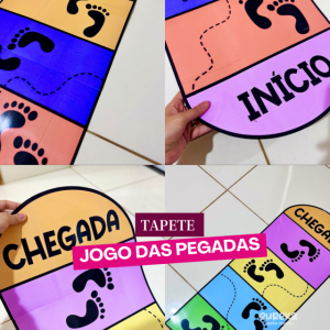 TAPETE JOGO DAS PEGADAS