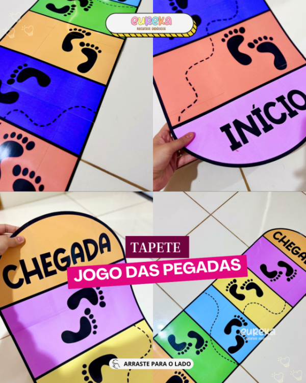 TAPETE JOGO DAS PEGADAS