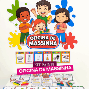 KIT PAINEL OFICINA DE MASSINHA