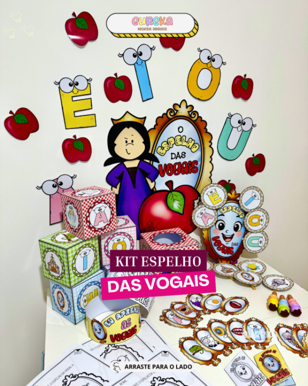 Kit O Espelho das Vogais