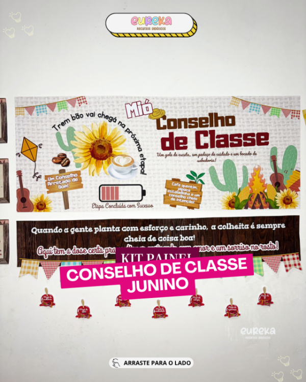 KIT PAINEL CONSELHO DE CLASSE TEMA JUNINA