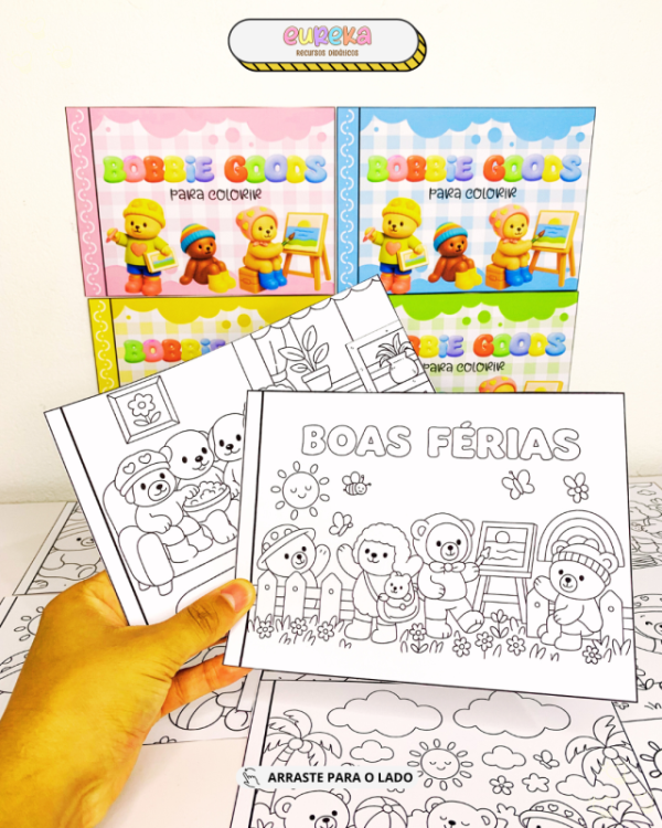 LIVRO DE COLORIR DE FÉRIAS -  BOBBIE GOODS - Imagem 2